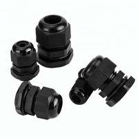 Presse-étoupe M30 noir en nylon plastique anti-poussière étanche IP68 pour vente en gros