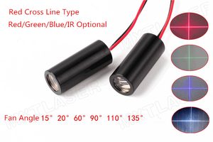 D9mm 450nm ~ 980nm Red Green Blue hồng ngoại <span class=keywords><strong>Line</strong></span>/Cross 5mW 10mW <span class=keywords><strong>Laser</strong></span> <span class=keywords><strong>Diode</strong></span> <span class=keywords><strong>Module</strong></span> cho 3D đo lường/MÁY VISION (15 ~ 110 độ) - Product Image 3