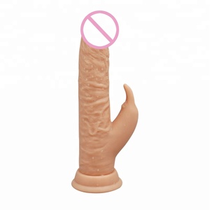 Vibrador cable consolador giratorio Swing Dick la sensación de la piel pene realista consoladores grandes - Product Image 3