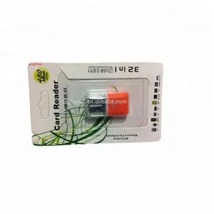 Özelleştirilmiş temizle Blister ambalaj USB plastik paket Blister sürgülü tepsi ile mukavva için kart okuyucu - Product Image 1