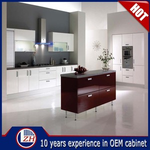 Armoire de cuisine moderne en acrylique, placard de cuisine, nouveau modèle, bon marché, 2017 - Product Image 5