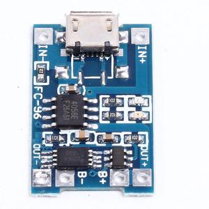 <span class=keywords><strong>Micro</strong></span> <span class=keywords><strong>USB</strong></span> 5 V <span class=keywords><strong>1A</strong></span> 18650 <span class=keywords><strong>TP4056</strong></span> Lithium แบตเตอรี่โมดูลชาร์จชาร์จด้วย Board Dual ฟังก์ชั่น <span class=keywords><strong>1A</strong></span> Li - Ion - Product Image 1