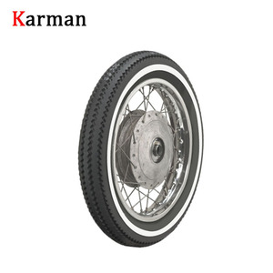 Ban sepeda motor gigi gergaji antik Tiongkok 4.00-17 400-17 400x17 kondisi baru ban dalam dan Casing ban