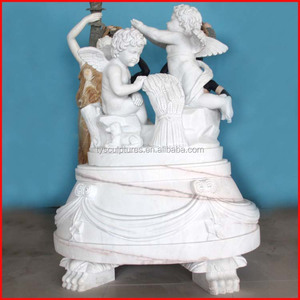 Figurines d'anges pour bébé garçon, sculptures en pierre chinoise, <span class=keywords><strong>pas</strong></span> chères, blanches, petites, pour intérieur. - Product Image 3