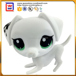 White dog <span class=keywords><strong>cachorro</strong></span> estatua y polyresin estatuas de animales para la decoración del hogar - Product Image 1