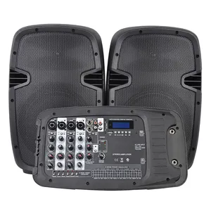 PML10SG-BT de Audio profesional de precisión, sistema PA activo de 10 pulgadas CON MEZCLADOR DE POTENCIA DE 6 CANALES, dj