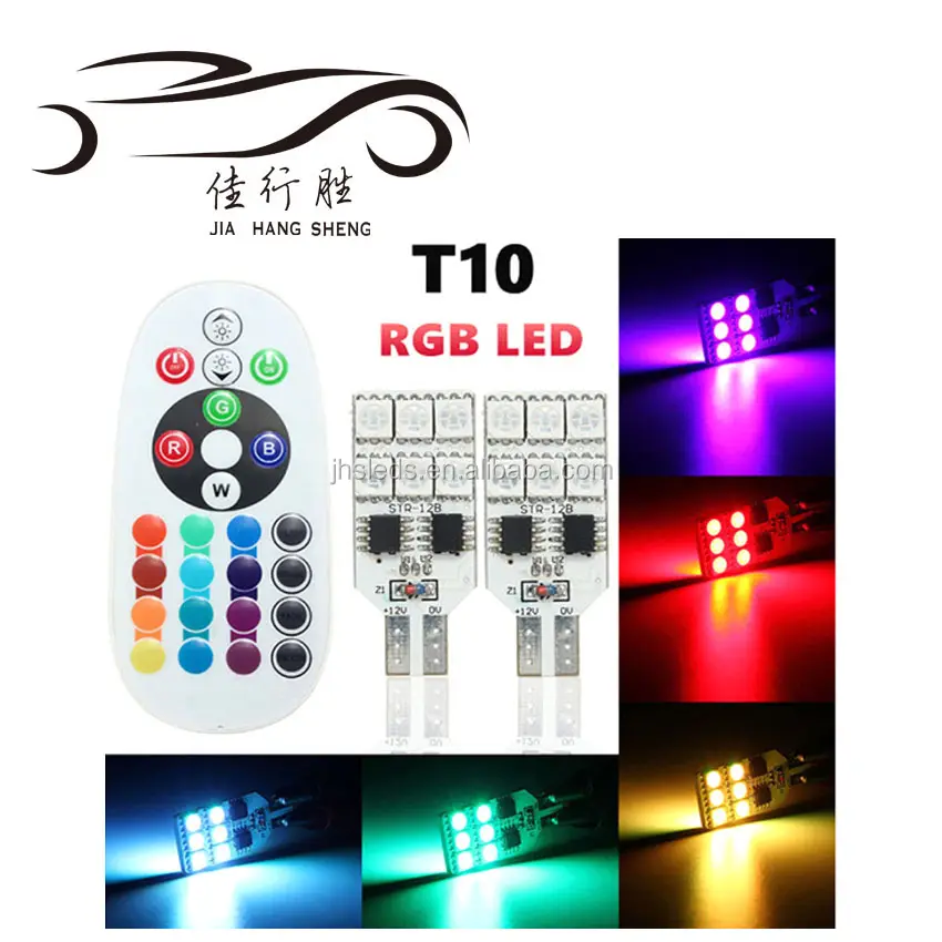 Mobil Led W5W T10 5050 12SMD Dengan Kontrol Pada Peralatan Mobil Interior Lampu DC 12 V 6000 K