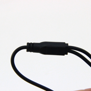 Personnaliser DC5521 1 à 2 connecteurs de câble d'alimentation répartiteur mâle femelle DC 5.5x2.1mm prise à angle droit baril pour bandes lumineuses à LED - Product Image 2