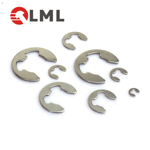 Custom Mezza Rotondo di Metallo Open End C Forma O a Forma di U Perno di Bloccaggio Della Clip A Scatto di Fissaggio Rondella Per Albero