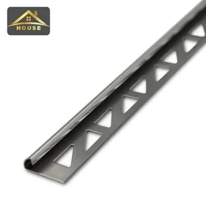 Trang Trí Bạc Thép Không Gỉ Góc Tile Trim Hồ Sơ Tầng Tile Edge Trim