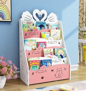 Sản xuất bán buôn vải kệ sách bằng gỗ đa lớp dễ dàng lắp ráp tầng thường vụ trẻ em kệ sách - Product Image 2