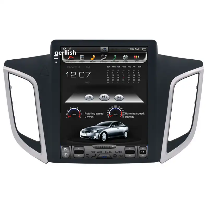 10.4 zoll android tesla stil vertikale bildschirm auto dvd gps-player für Hyundai IX25/Creta 2014-2017 radio stereo unterstützung plays