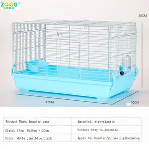 Grande cage double hamster sytian, personnalisé, en fil de cochon d'inde, bon marché, pour offre spéciale