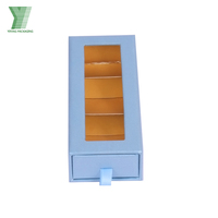 Boîte à chocolat élégante à tiroir coulissant, best-seller, boîte en papier avec fenêtre transparente en PVC, boîte cadeau pour bonbons