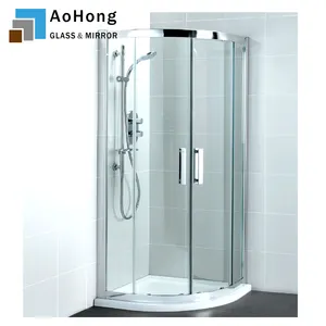 Cabine de douche en verre trempé salle de bain porte de douche en verre, salle de douche en verre de 10mm 12mm