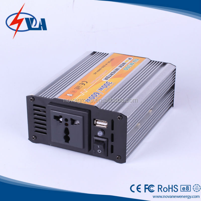 300 w notebook 12 v o 24 v precio bajo de la cc a ac power inverter