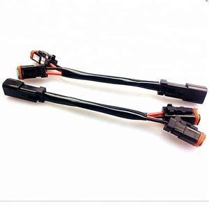 Фабрика OEM Deutsch 2 pin DT04-2P DT06-2S сплиттер по производству кабелей и проводов в сборе для автоматического включения света - Product Image 4