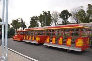 Op Maat Gemaakte Elektrische Ongebaande Toeristische Sightseeing Passagierstrein Te Koop - Product Image 6