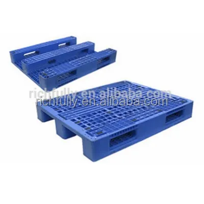 Good price heavy duty stackable single faced 4-way Euro plastic pallet 1200x1000mm