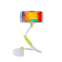Usine aluminium bras col de cygne soporte para celular 360 degrés rotation support de support de téléphone