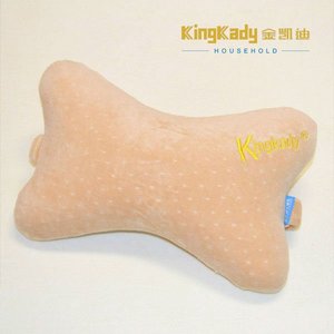 nueva venta al por mayor de espuma de memoria Confirtable <span class=keywords><strong>la</strong></span> forma del hueso espuma de memoria cuello almohada tetas - Product Image 4