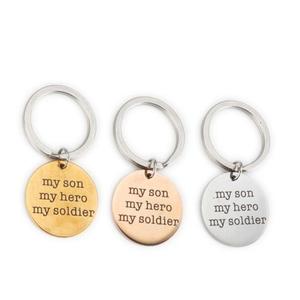 LLavero de My Son, My Hero, My Soldier, militar, esposa, madre, hijo, regalo de Navidad, novio - Product Image 2
