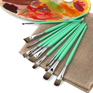 Profesional <span class=keywords><strong>6</strong></span> unids/set 11 unids/set Nylon Acuarela Pelo Sintético Pinceles Artista para Artistas de Estudio - Product Image 6