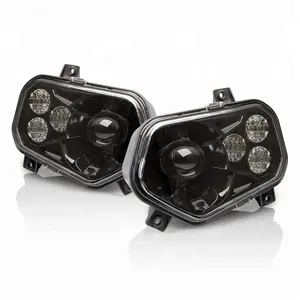 Aksesoris Mobil ATV LED Headlight Tinggi/Rendah Beam UTV Headlamp untuk Polaris Rzr 900 Depan Kepala Lampu