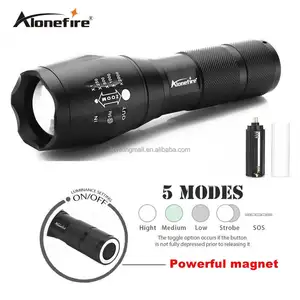 AloneFire G700-N XM-L T6 Led Aluminium Tahan Air Zoomable Magnet Senter Lentera Rumah Bekerja Cahaya Genggam AAA 18650 Baterai