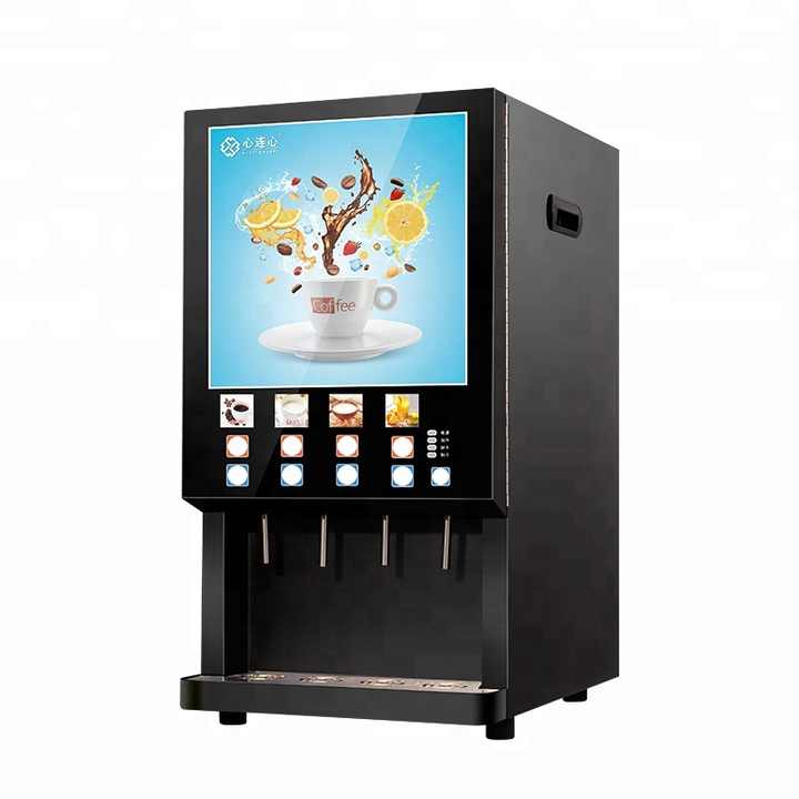 New design Instant coffee tea drink vending machine metal instant ...