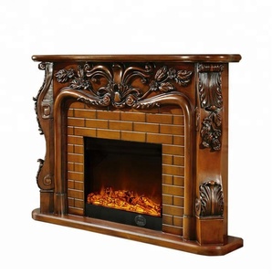 इनडोर सजावटी लकड़ी राल बिजली के चिमनी <span class=keywords><strong>mantel</strong></span> - Product Image 1