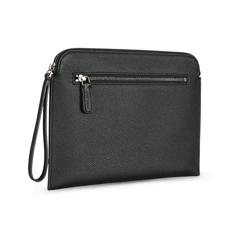 Women genuine leather wrist wallet designs hot sale wallet travel custom leather pouch