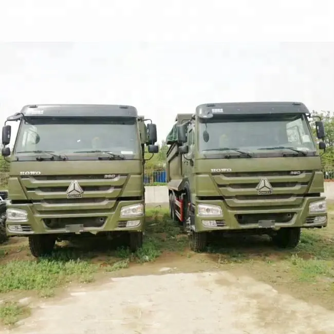 Sinotruk HOWO Kualitas Tinggi Tipper untuk Penggunaan Militer Dump Truck