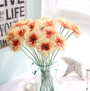 Fleur de soleil Gerbera <span class=keywords><strong>en</strong></span> soie avec tige unique, g, plante de marguerite, pour décorer la maison, arrangement Floral, vente <span class=keywords><strong>en</strong></span> gros - Product Image 3