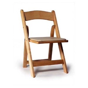 Natural wood folding chair - Product Image 1
