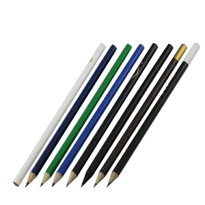 カスタムロゴパーソナライズされた印刷された安いバルクキッズホテルラピックス標準鉛筆の基本消しゴムなしの木製の事前に研がれた鉛筆