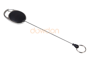 90cm Porte-clés Bobine D'insigne Rétractable De Recul <span class=keywords><strong>Yoyo</strong></span> Forfait Porte-Carte D'IDENTITÉ Porte-clés Porte-clés En Corde D'acier - Product Image 5