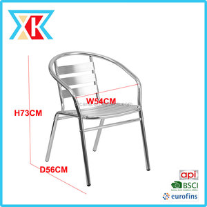 Silla de aluminio para restaurante, para interior y exterior - Product Image 2
