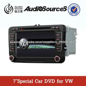 Hotsale 7" touch screen special car dvd player gps navigation for Volkswagen and Skoda with GPS,IPOD,BT,A2DP,RDS and so on