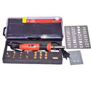 110V chúng tôi cắm New EVA đóng gói 21 lời khuyên có thể điều chỉnh nhiệt độ woodburning Pen Set Kit với EMC GS CE TUV