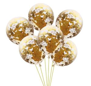 Globo Explosivo de Confeti Dorado de 12 Pulgadas, Material de Látex Natural Decorativo para Fiestas y Eventos - Product Image 6
