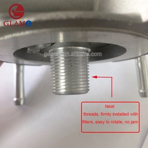 Oem customized silver glamo aluminum manual <strong>diesel</strong> feed <strong>fuel</strong> <strong>primer</strong> <strong>pump</strong> oil <strong>filter</strong> base <strong>primer</strong> <strong>pump</strong> 23301 17010 - Product Image 4