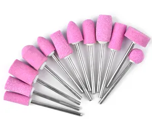 Ceramica Punte di Trivello del Chiodo Manicure Elettrico Dispositivo di Sostituzione Della Testina Per Manicure Pedicure Lucidatura Fresa Nail File