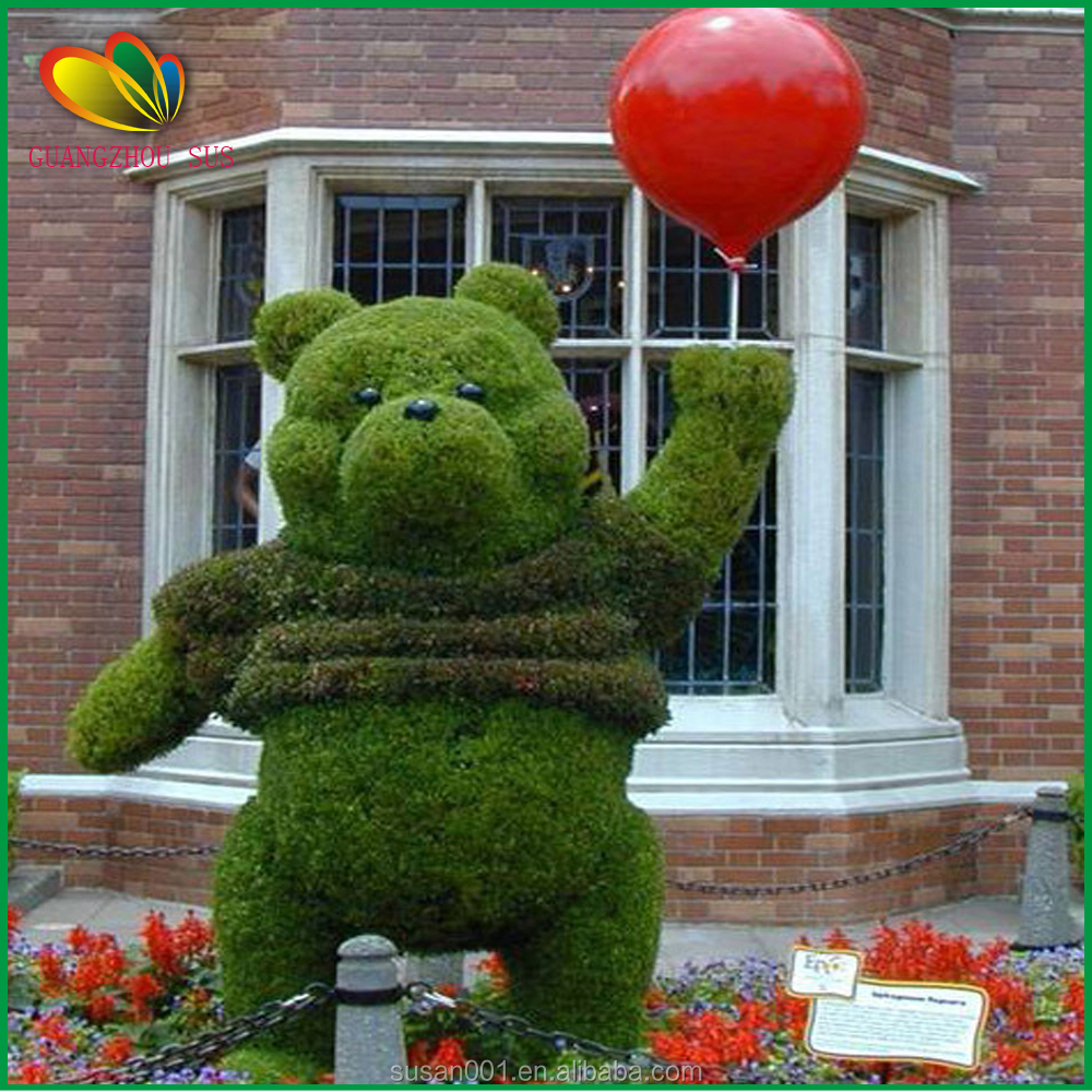 Garten dekoration knstliche Karikatur Topiary Tiere Gras Tier Kunststoff  Kunstrasen Topiary Tier| Alibaba.com