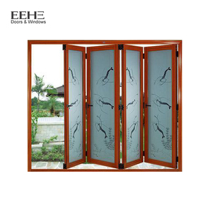 <span class=keywords><strong>Porte</strong></span> <span class=keywords><strong>pliante</strong></span> en alliage d'aluminium, pour <span class=keywords><strong>patio</strong></span>, intérieur en verre, nouveauté 2022 - Product Image 5