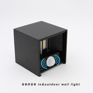 <span class=keywords><strong>Applique</strong></span> murale LED réglable 85-265V, design unique, base carrée en aluminium 12W, détecteur de mouvement PIR, étanche, pour jardins extérieurs, IP65 - Product Image 3