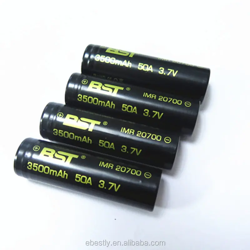 BST battery 18650 3500mah 50a lithium ion battery 18650 26650 20700 cell