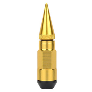 Kosda 80mm đạn mở rộng bánh xe Nut M12x1.5, đua vàng <span class=keywords><strong>Tuner</strong></span> <span class=keywords><strong>Lug</strong></span> Nut Spiked, thép không gỉ nhôm thép <span class=keywords><strong>Lug</strong></span> <span class=keywords><strong>Nuts</strong></span> - Product Image 5