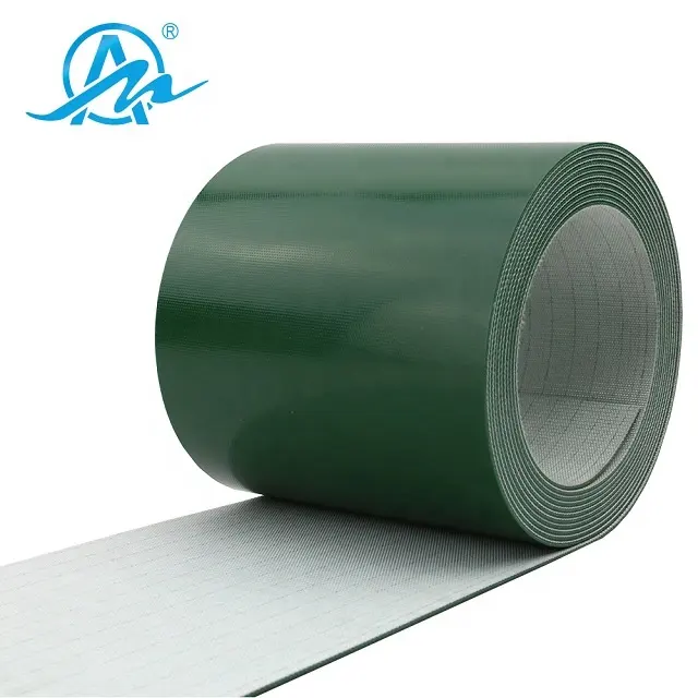 Smooth surface green PVC farm conveyor belt/agricultural conveyor belts