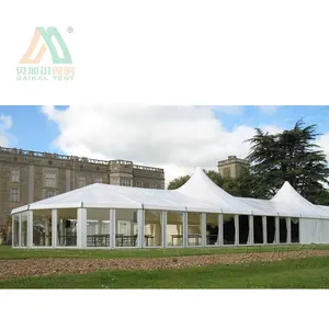 Originele Fabriek Buiten Stretch Pole Tent Tentoonstelling Beurs Tent Tent Voor Banket Bruiloften Evenement Party Tent